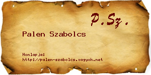 Palen Szabolcs névjegykártya